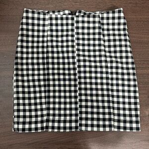 Free People Checkered Gingham Skirt 2